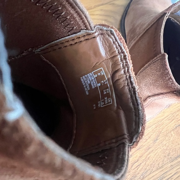 Clarks Brown Ankle Boots - Picture 6 of 8